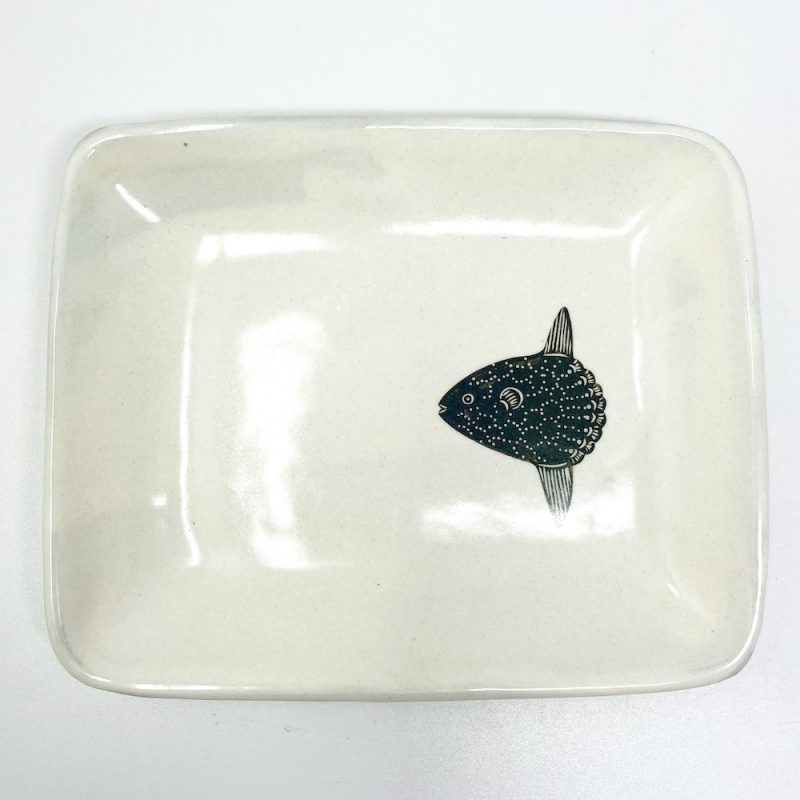 Rec.Plate Ocean Sunfish (6.5"x 5.25") by Takunobu Sawada