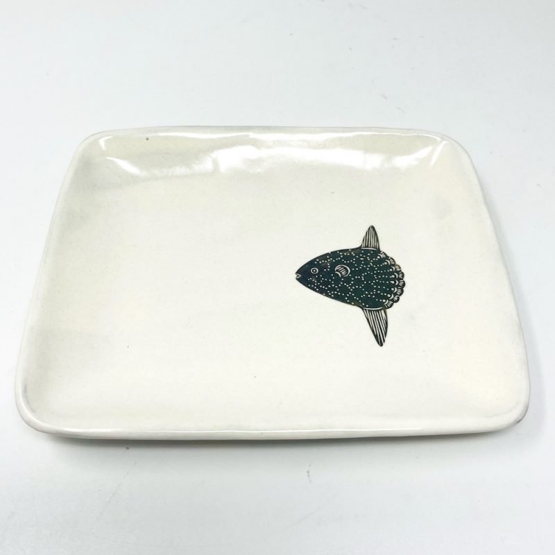 Rec.Plate Ocean Sunfish (6.5"x 5.25") by Takunobu Sawada - Image 2