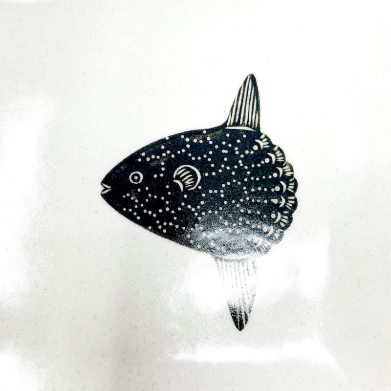 Rec.Plate Ocean Sunfish (6.5"x 5.25") by Takunobu Sawada - Image 5