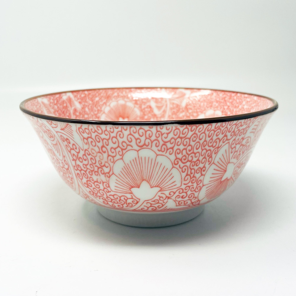 Tayo Bowl Ginko Red (6″D)