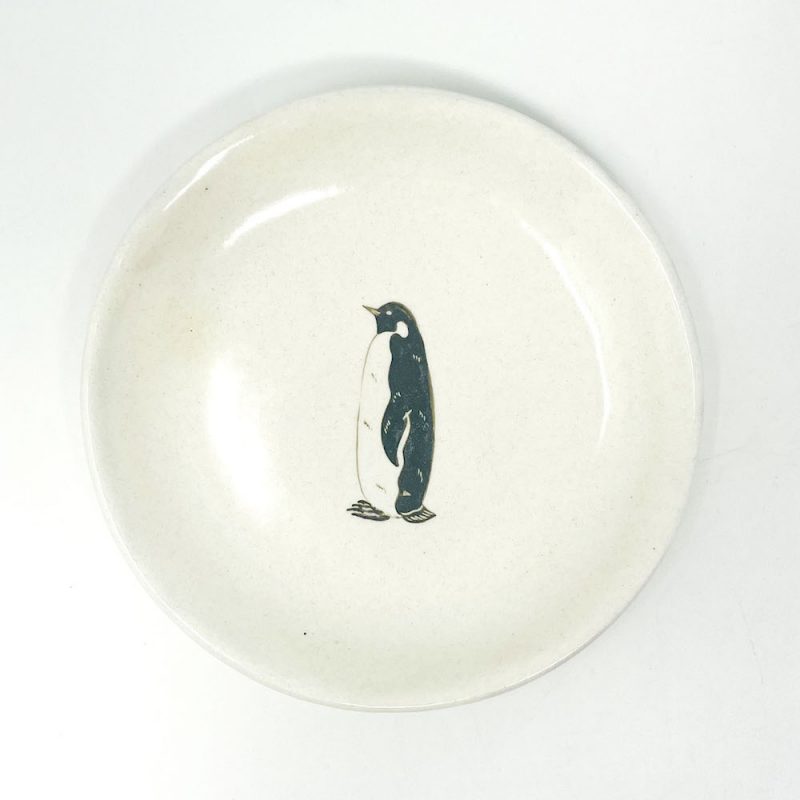 Plate Penguin (5.75"D) by Takunobu Sawada