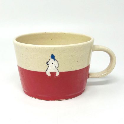 Soup Mug Red (6.75 fl.oz ) by Naomi Kitamura