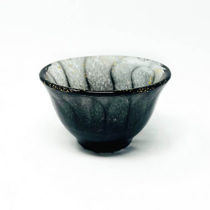 Shonai Craft Glass Sake Cup Kuro