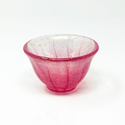 Shonai Craft Glass Sake Cup Ume