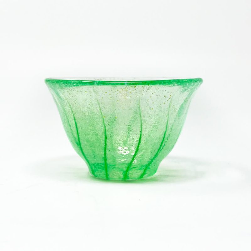 Shonai Craft Glass Sake Cup Take