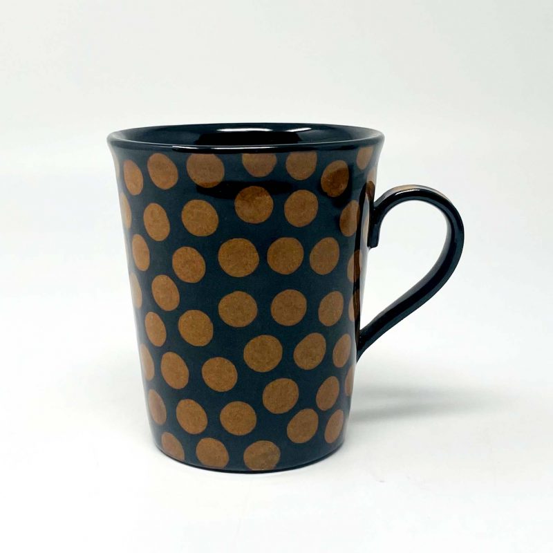 Mug Polka Dot Black (6.5oz) by Takunobu Sawada