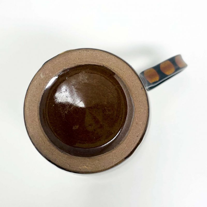 Mug Polka Dot Brown (7.5oz) by Takunobu Sawada
