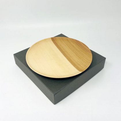 Wooden Plate Japanese Maple (7"D)