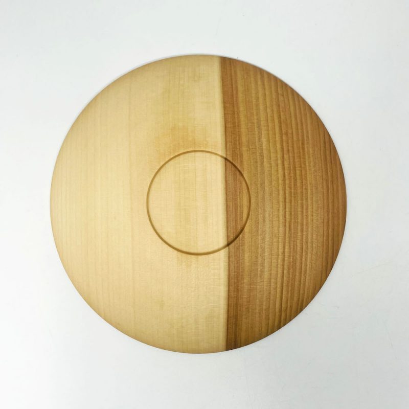 Wooden Plate Japanese Maple (8.25"D)