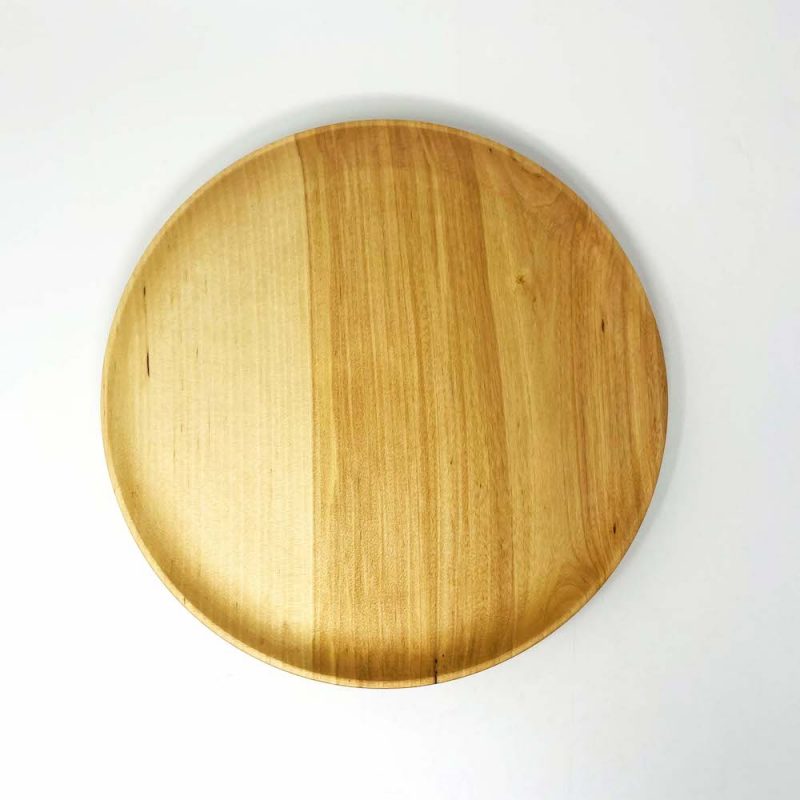Wooden Plate Japanese Maple (9.5"D)