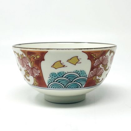 Minokayi Rice Bowl Set of 5 Somenishiki Imari (4.25"D)