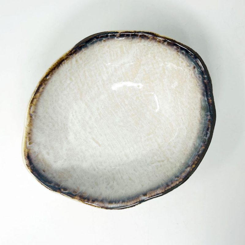 Oval Bowl Medium Shirokinyou (8"x6.75")