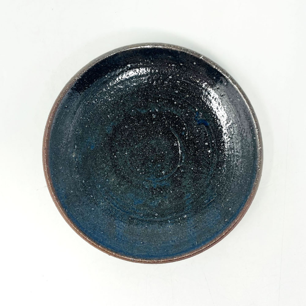 Dish Dark Blue by Takuya Kawajiri (5″D)