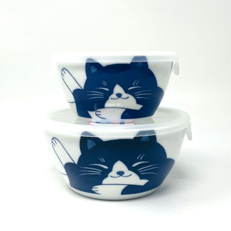 TC  Bowl  w/plastic lid Hachiware (4.25"D) - Image 10