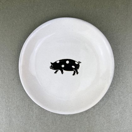 Plate Pig (5.75"D) by Takunobu Sawada