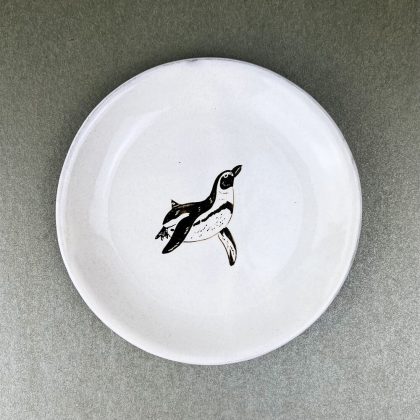 Plate Penguin (5.75"D) by Takunobu Sawada