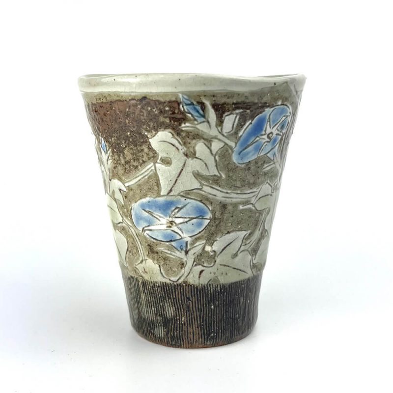 Sake Cup Kakiotoshi by Fujita (7oz)