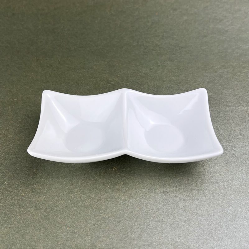 Div. Plate White (5.5"x2.5")