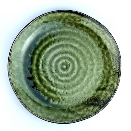 Plate Green Irabo (9.25"D)