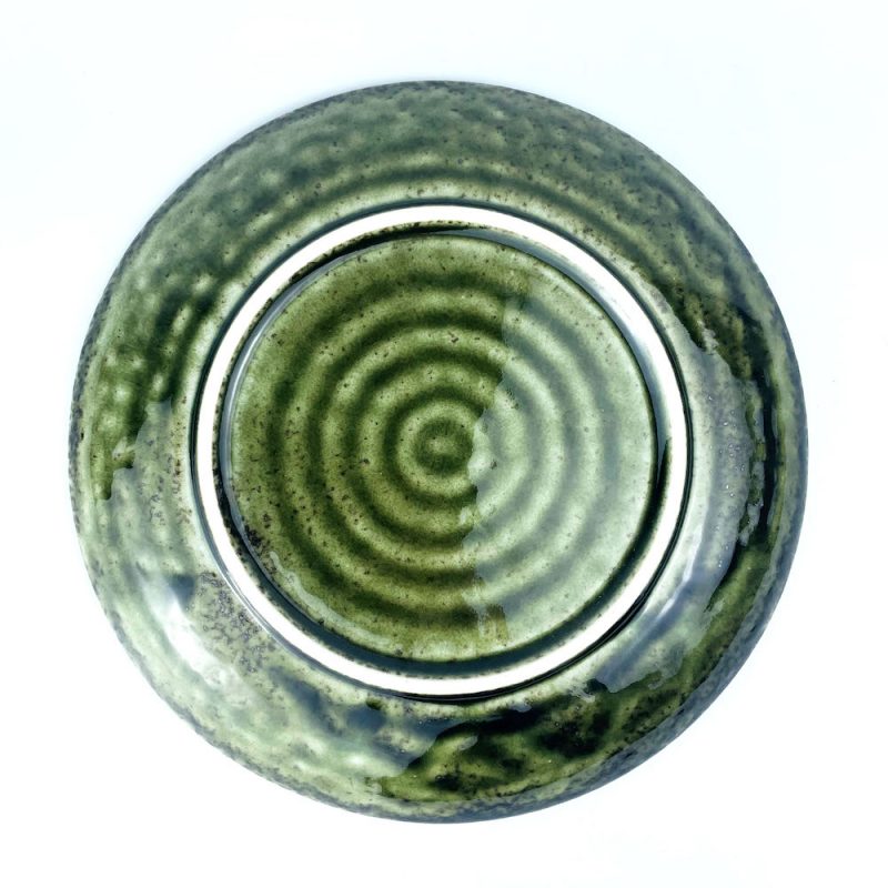 Plate Green Irabo (9.25"D)