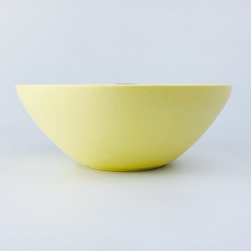 Plastic Shallow Bowl Yellow (5.75"D)