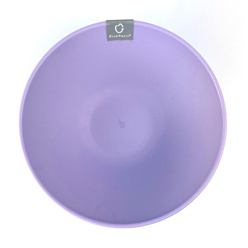Plastic Shallow Bowl Purple (5.75"D)