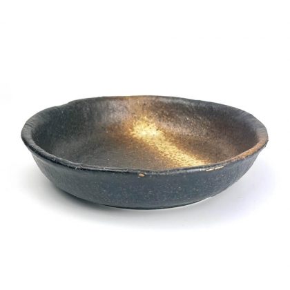 Shallow Bowl Kurobizen (6.5"D)