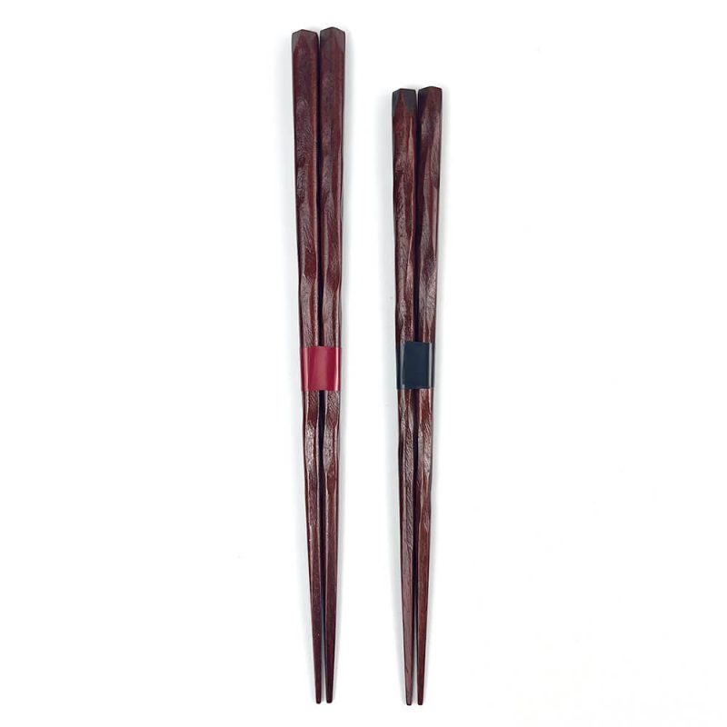 Wakasa-nuri Pair Chopsticks & Rests Set (9" and 8.25")