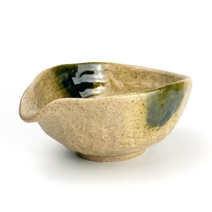 Katakuchi Kobachi Bowl Iga Oribe (5.5"x4.5")