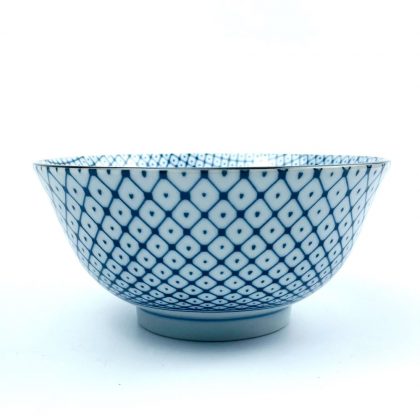 Arita-yaki Tayo Bowl Shibori/Kanoko (6"D)