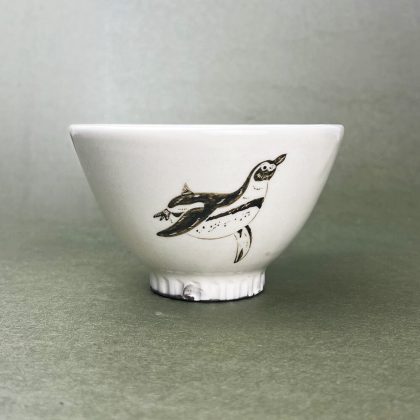Bowl Penguin (4.5"D) by Takunobu Sawada