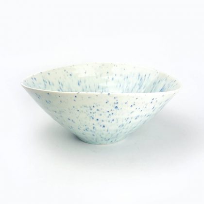 Large Oval Bowl Blue Ryusui (9" x 8")