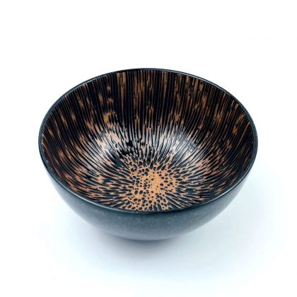 Bowl Kizami Rankokusa (6"D)