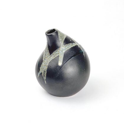 Shigaraki Gray Bud Vase (6"H)