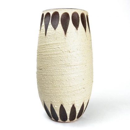 Shigaraki White Clay Vase (11.75"H)
