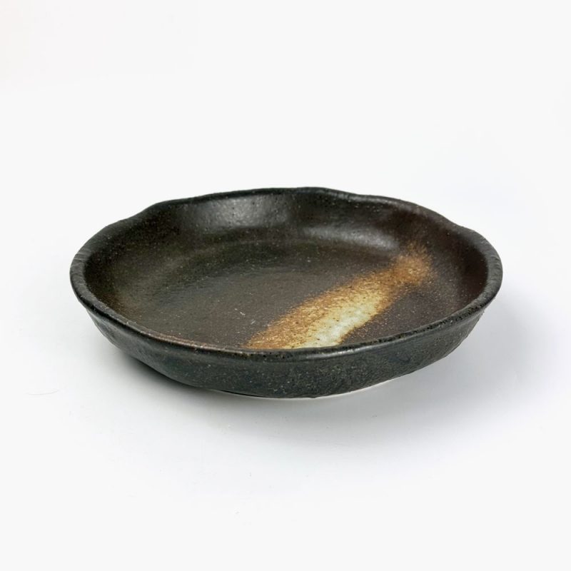 Deep Plate Black Bizen (8.5"D)