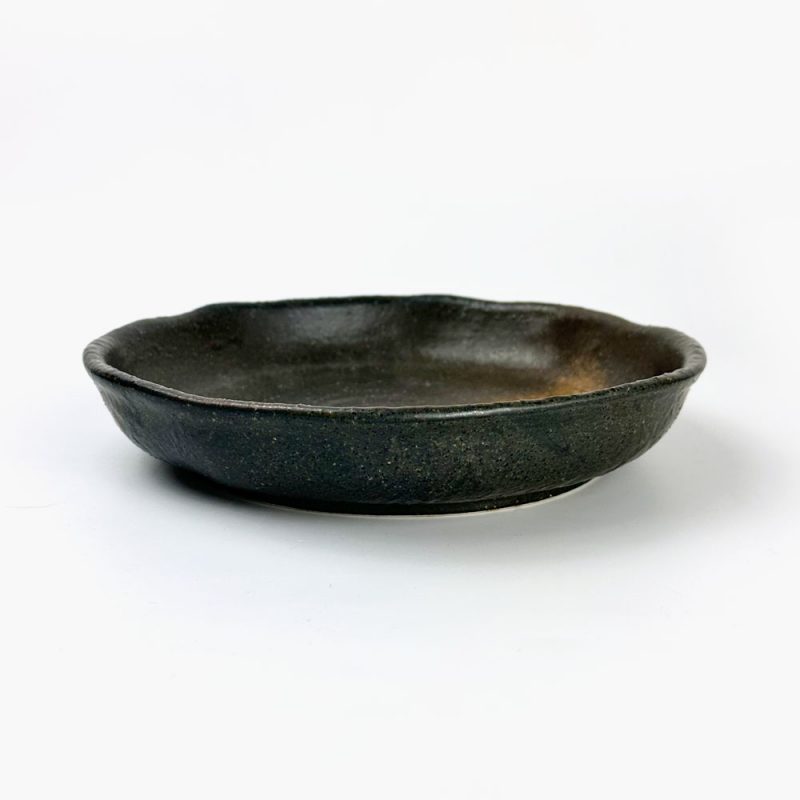 Deep Plate Black Bizen (8.5"D)