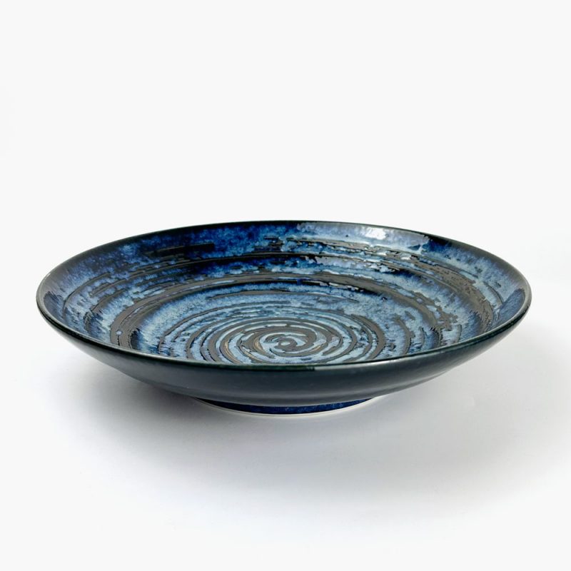 Plate Morizara Hakemaki Navy (11.25"D)