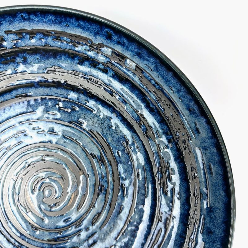 Plate Morizara Hakemaki Navy (11.25"D)