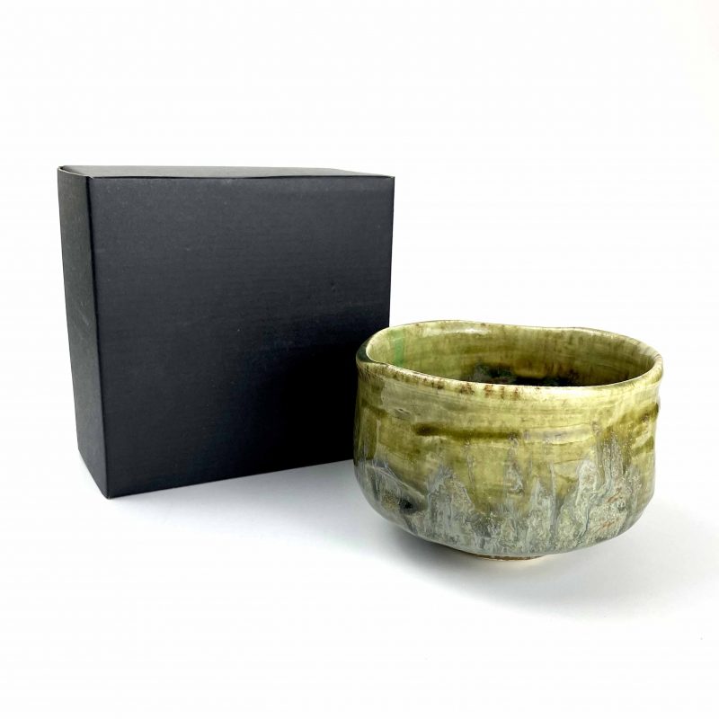 Matcha Bowl Mashiko Green (4.75"D)