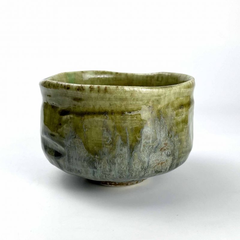 Matcha Bowl Mashiko Green (4.75"D)