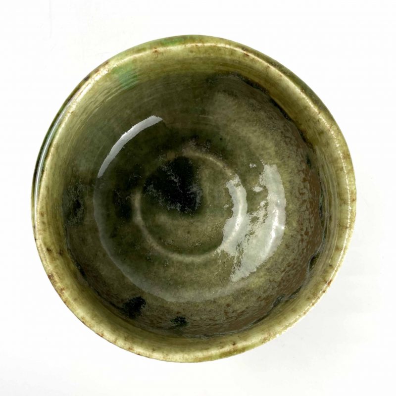 Matcha Bowl Mashiko Green (4.75"D)