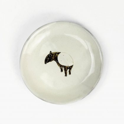 Round Plate Anteater (5.75"D) by Takunobu Sawada