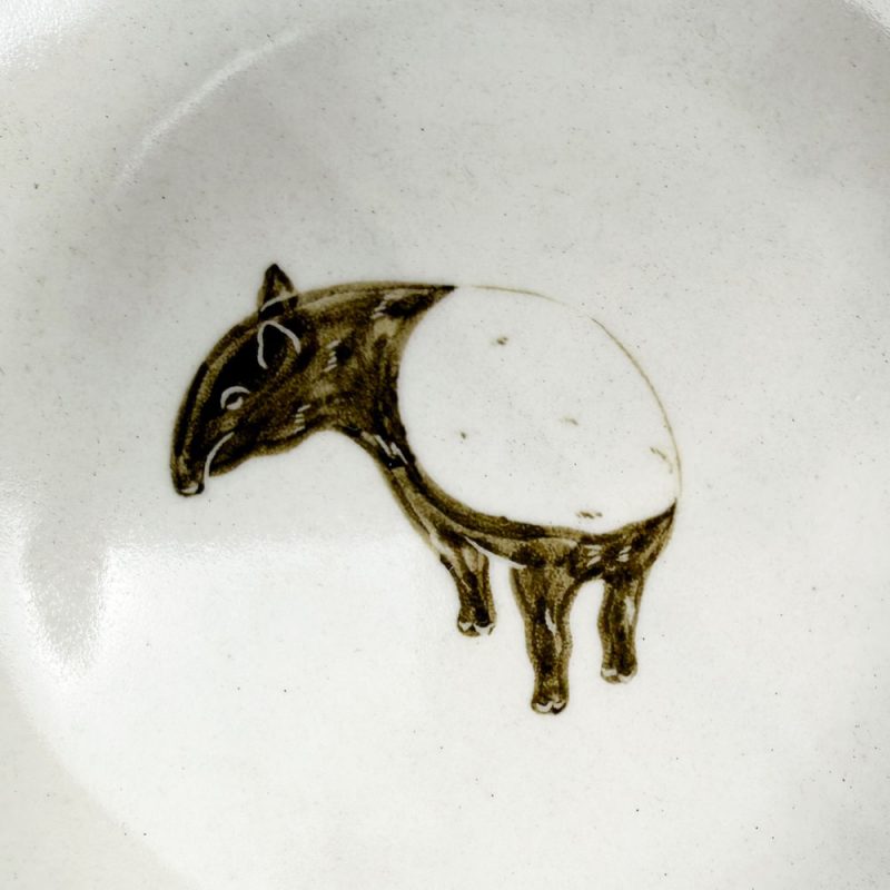 Round Plate Anteater (5.75"D) by Takunobu Sawada