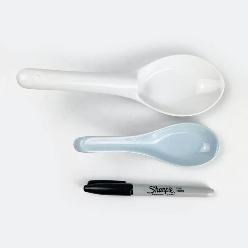 Large Renge Spoon White (8"L) - Image 4