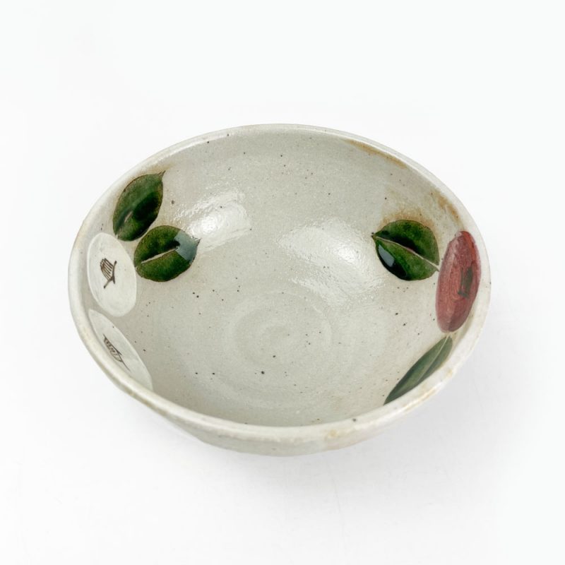 Bowl Tsubakikamon (6"D) by Musashi Tsujii
