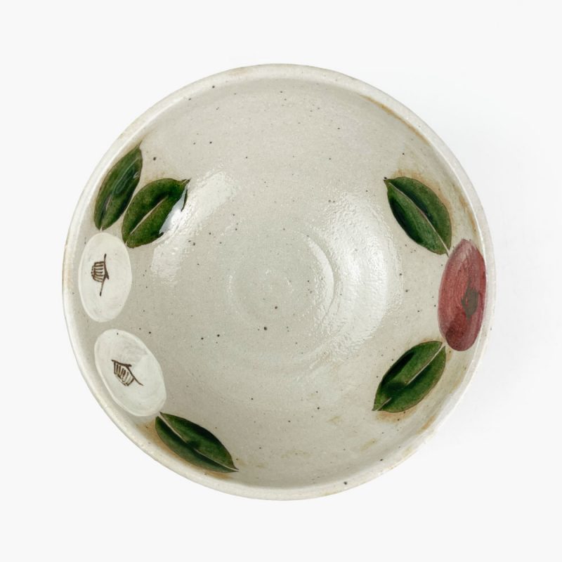 Bowl Tsubakikamon (6"D) by Musashi Tsujii