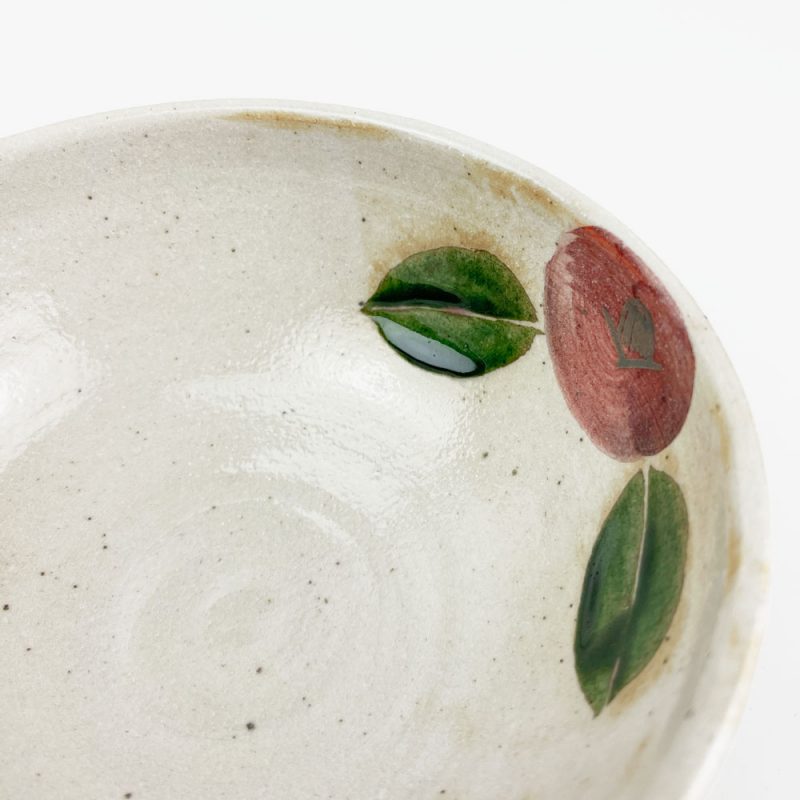 Bowl Tsubakikamon (6"D) by Musashi Tsujii