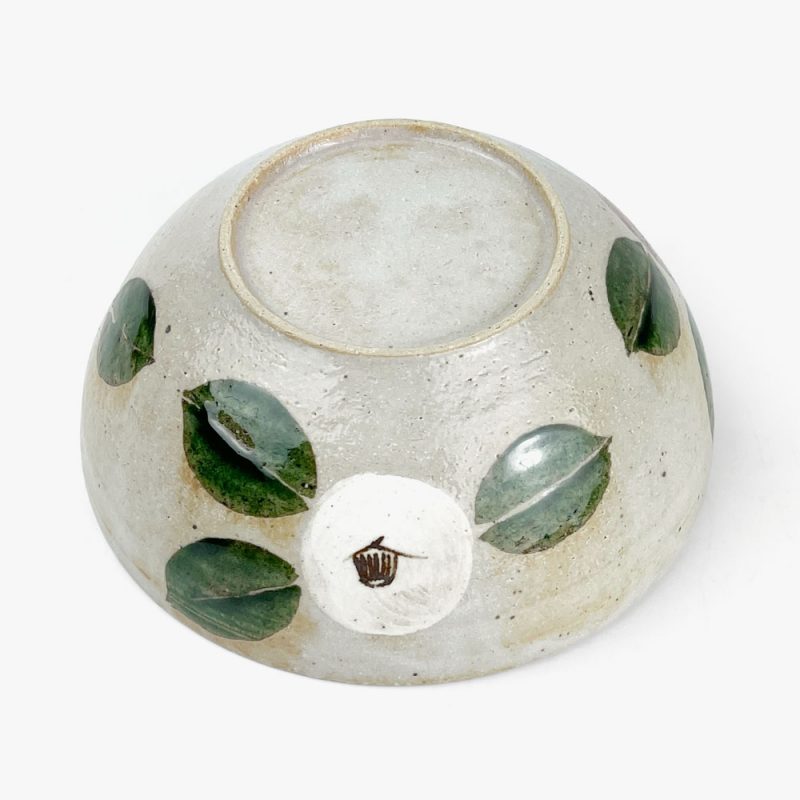 Bowl Tsubakikamon (6"D) by Musashi Tsujii