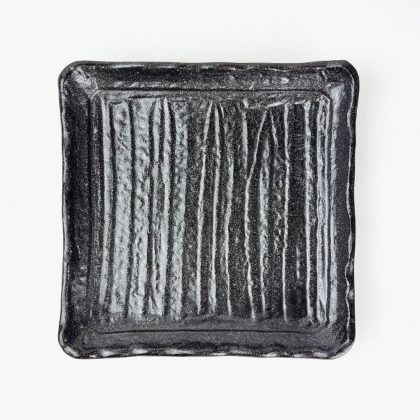 Sq. Plate Sogi Black (7"D)